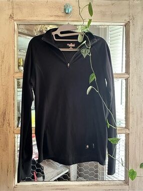 (B20)Carhartt | Black Women's Quarter-Zip Pullover